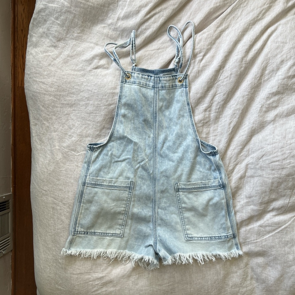 Light Blue Denim Overalls
